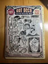 Art Deco Clear Stamp Set 