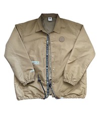 Men’s Designer Aape Bathing Ape Bape Windbreaker Jacket Brown Uk L Varsity Coat