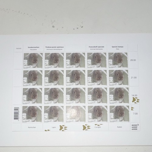 Switzerland mini stamp sheet - mini,