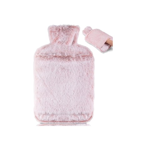 Fluffy hot water bottle - 2l,
