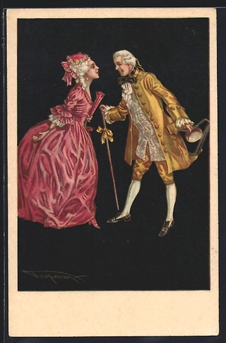 Smartly dressed rococo - dressed,