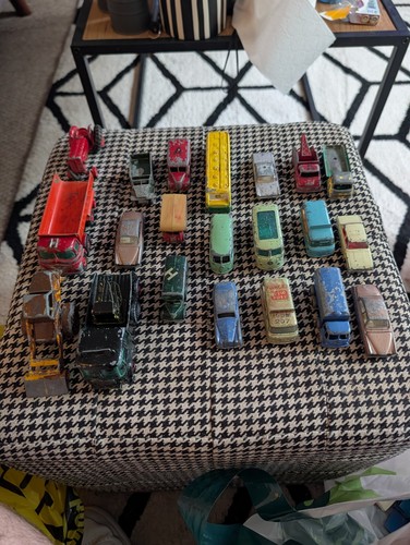 Job lot old matchbox - job, and
