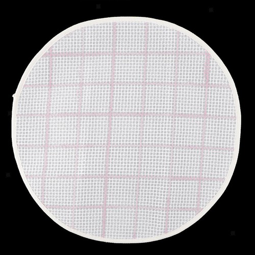 White blank latch hook - blank, rug