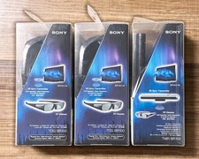 SONY 3D Glasses TDG-BR100 (2 Pairs) & 3D Sync Transmitter TMR-BR100 New Sealed