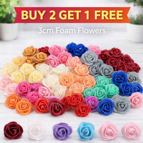 500pcs foam roses 3cm - roses,