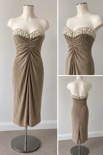 Bruce oldfield beige satin - oldfield,