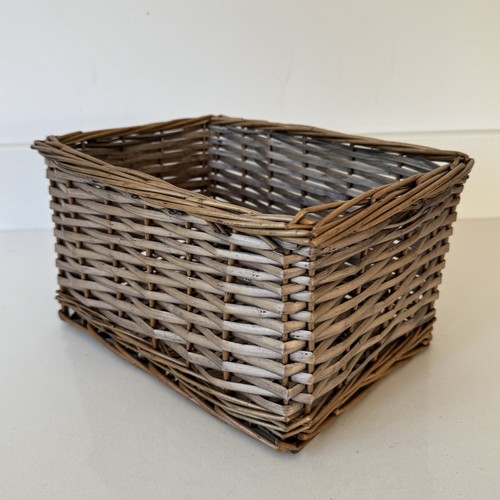 Rustic wicker storage - storage, basket