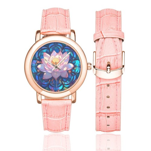 Cute lotus watch with rose - watch,