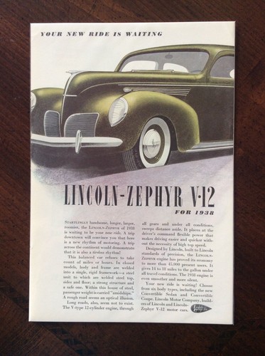 1938 vintage original - , ad