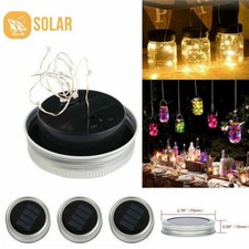 Mason Jar Lid Fairy String