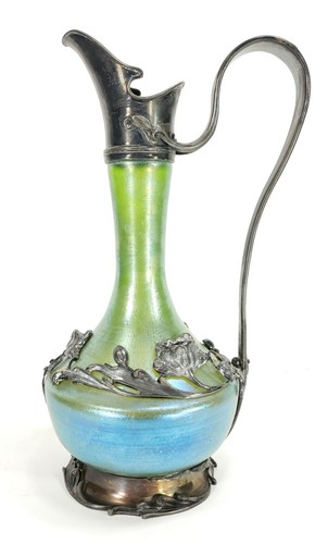 Loetz creta papallion ewer - loetz,