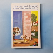 Comic Postcard Dog  Pant