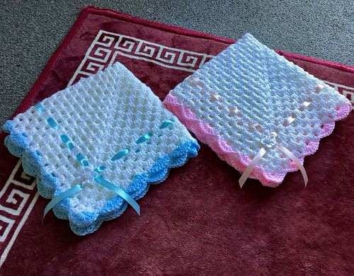 Hand crocheted dolls twin - 2x,