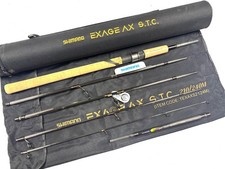 Shimano EXAGE AX STC 7' - 8' Spinning Rod With Bag & Case