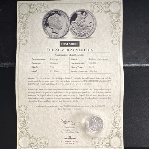 Gibraltar 2019 silver - gibraltar,