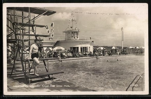 Postcard prestatyn holiday - postcard, prestatyn,