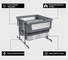 Twin Baby Bedside Crib | Next