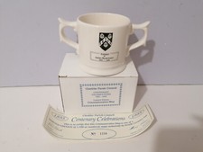 Wade Boxed Cheddar somerset Parish Council Limited Edition 2 Handled Mug
