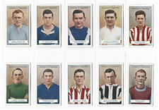 GALLAHERS 1928 FOOTBALLERS (RED BACK) - SETS 1 & SET 2 100 CARDS incl Dixie Dean