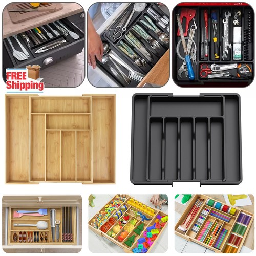 Extendable cutlery tray drawer - tray,