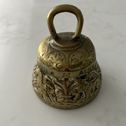 Vintage brass sanctuary bell - vintage,