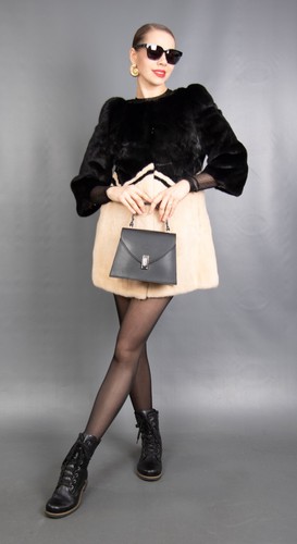17664 new glamorous real mink - new,
