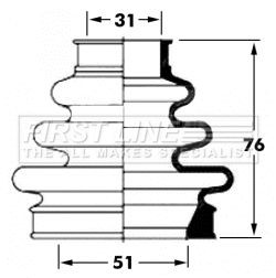 First line fcb6063 drive - line, shaft