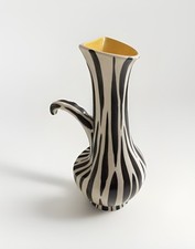 Vintage Beswick Zebrette Tigris Ceramic Jug Vase No- 1367 1950s Mid Century