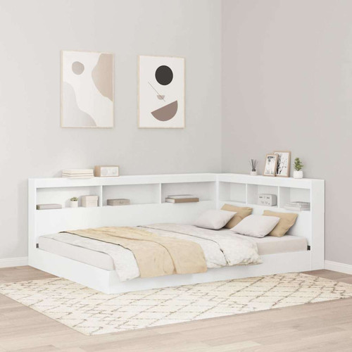 Bookcase bed white twin - bookcase,