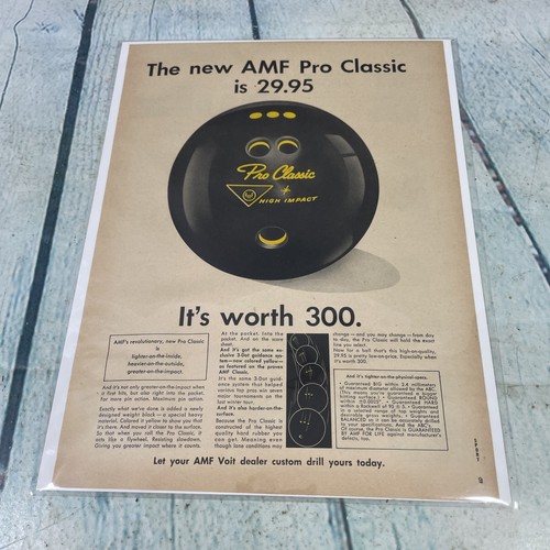 1968 amf pro classic - pro, bowling