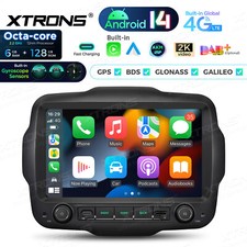 9" Android 14 Car Stereo 6+128GB GPS Radio For Jeep Renegade 2015-2020 Head Unit