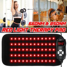 660nm Red & 850nm Near Infrared Light Therapy Pain Relief Waist Wrap Pad Belt