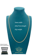 9ct gold 5mm smooth - 5mm,