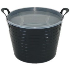 42L FLEXI TUB WITH CHOICE OF PLASTIC LID - AVAILABLE IN 9 COLOURS BUCKET,STORAGE
