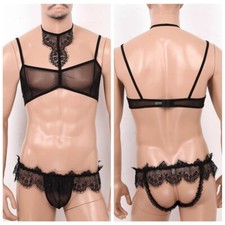 Sissy Men Lingerie Set Lace