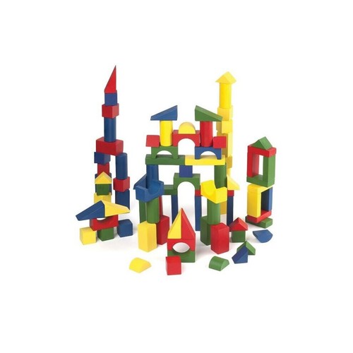 100 piece coloured - , wooden