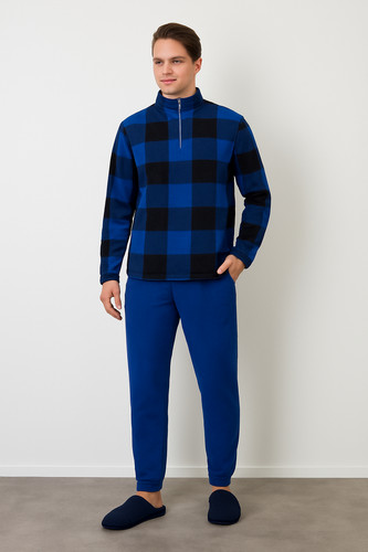 Mens fleece pyjama set - fleece,