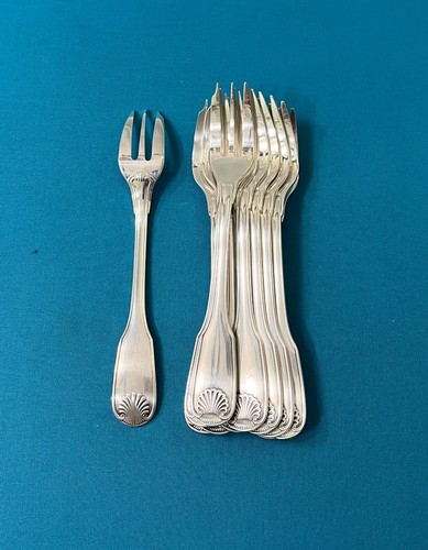Christofle cake forks model - christofle,