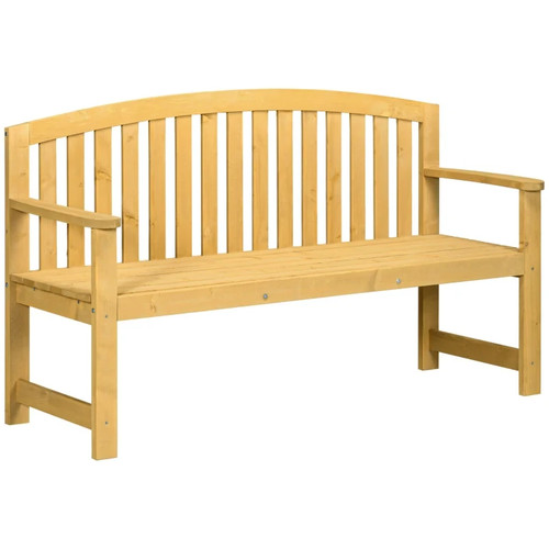 Wooden garden bench - wooden,