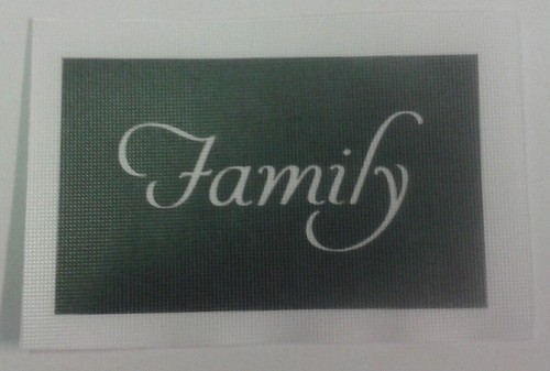 Family word stencils - , for