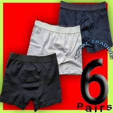 Mens 6 Pack Boxer Shorts Hipster Trunks Underwear Underpants  Boxers Size S-xXL