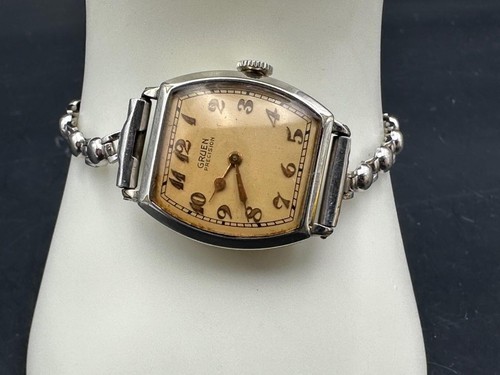Vintage 14kt ladies gruen - vintage,