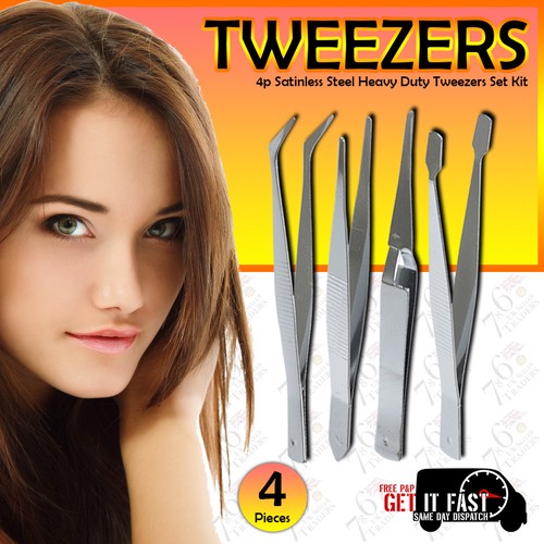 Tweezers set professional - tweezers,