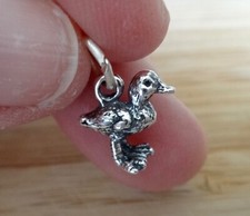 Sterling Silver 3D 11x12mm