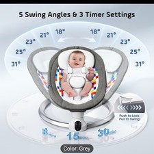 Electric baby swing with - baby,