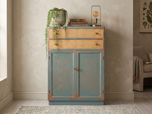 Vintage tallboy chest drawers - vintage,