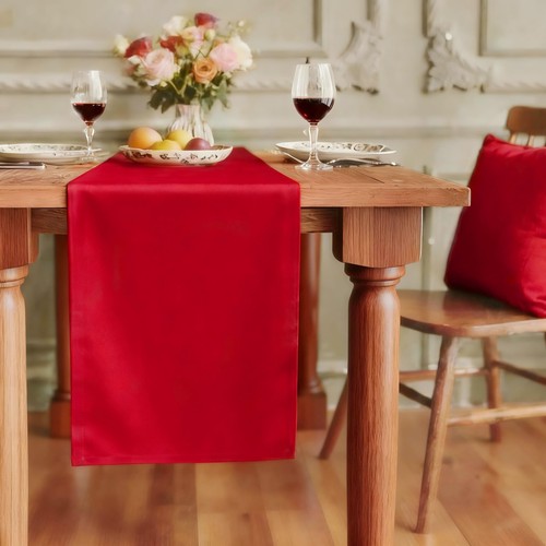 Red table runner - red, 108