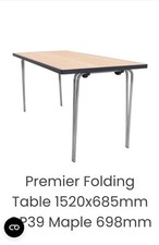 GO-PAK PREMIER FOLDING EVENT TABLE    (WE HAVE   10x  MATCHING TABLES AVAILABLE)
