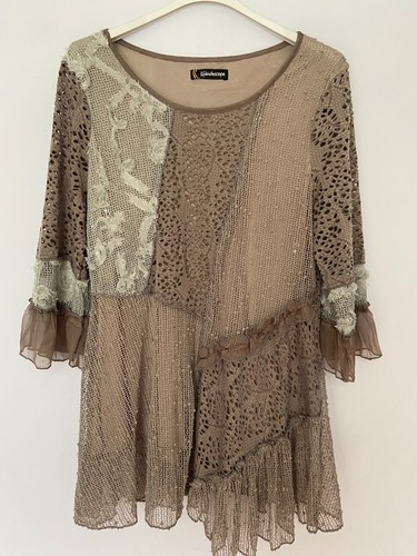 Kaleidoscope brown patchwork