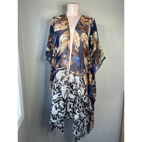 Vintage citrus kimono - citrus,